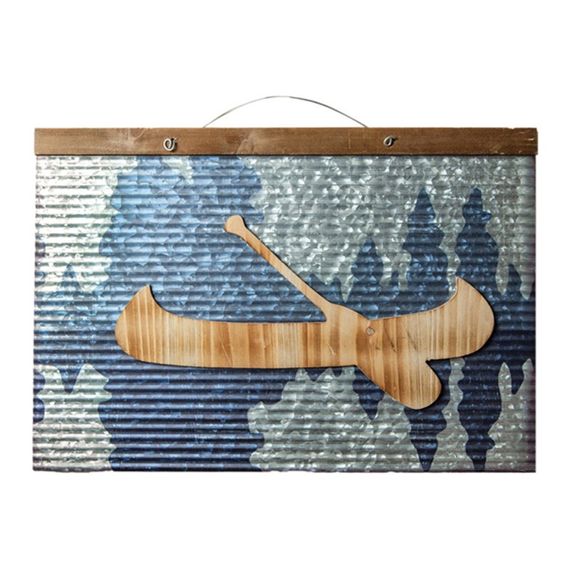 Canoe Metal Sign IMCANO
