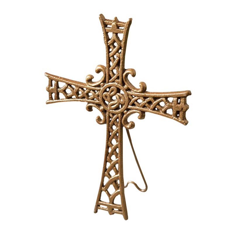 Stand On The Solid Rock Cast Iron Table Cross IMINSR2
