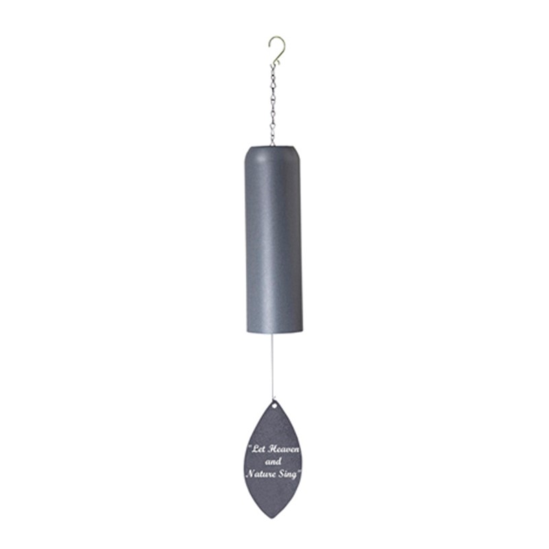 Grey Metal Tubular Let Heaven And Nature Sing IMWCHN