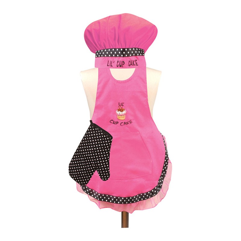 Lil' Cupcake Child Apron 3-Piece Set IOLCCH
