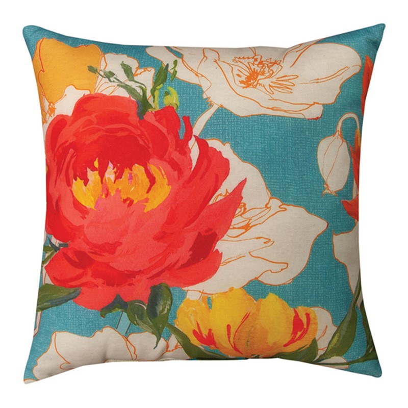 Peony And Poppies Climaweave Pillow SLPEPO