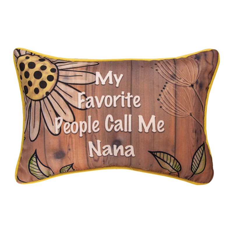 My Favorite People Call Me Nana Word Pillow SWNANA