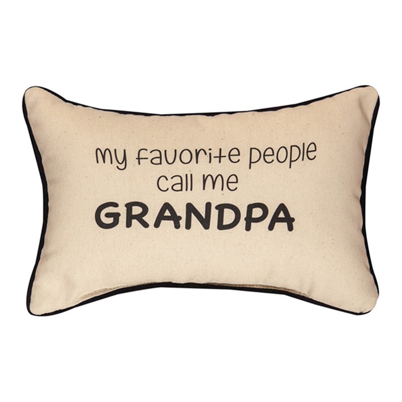 My Favorite People Call Me Grandpa Word Pillow SWPCGP