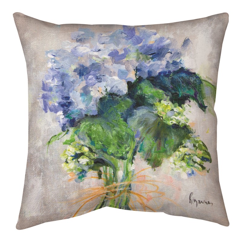 Blue Hydrangea Climaweave Pillow SLBH