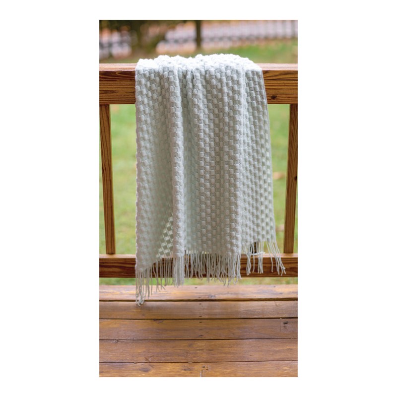 Acrylic Throw - Aqua AIELAA