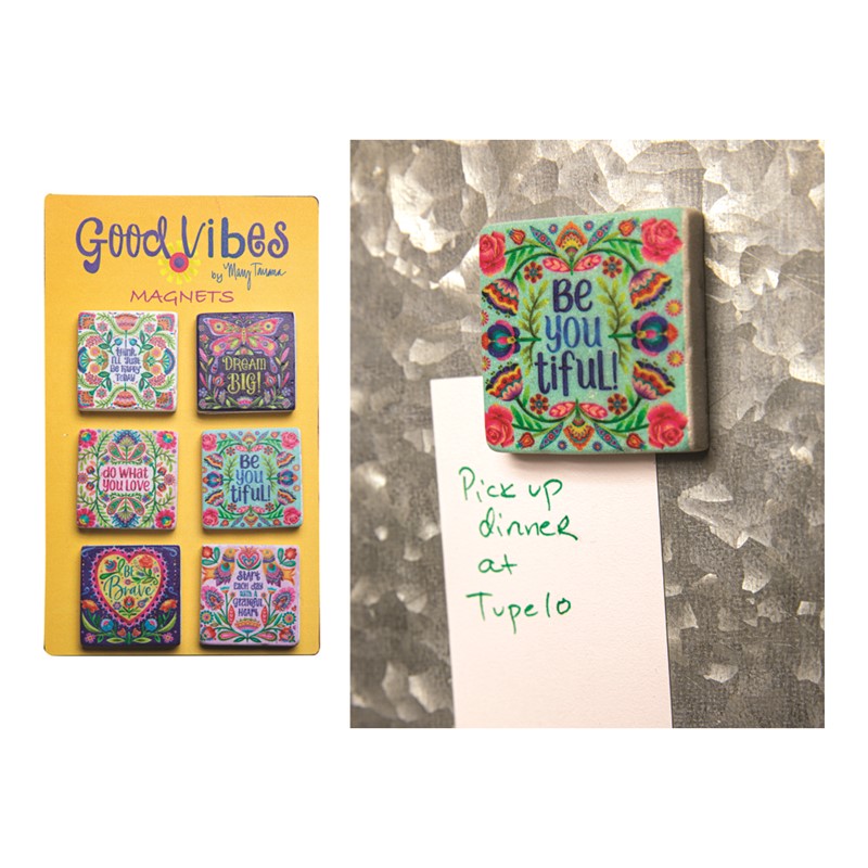 Good Vibes Resin Magnets IMMAGV