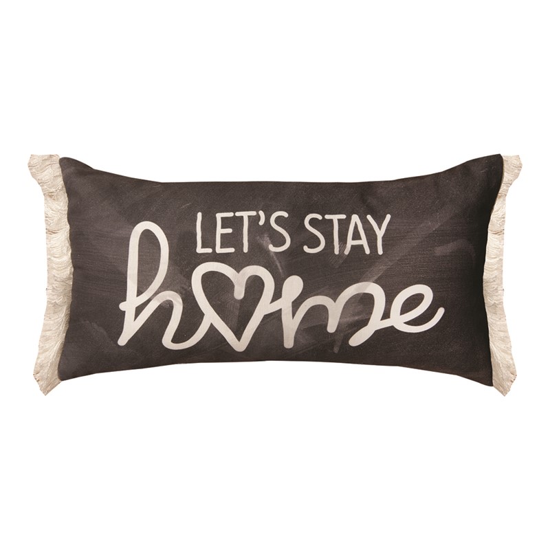 Let's Stay Home Pillow SHLLSH
