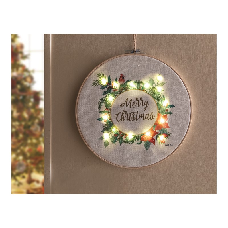 LED Wall Hanging - Wreath IOFOWR