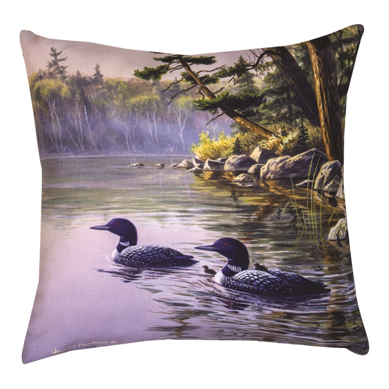 Loon Family Climaweave Pillow SLLOON
