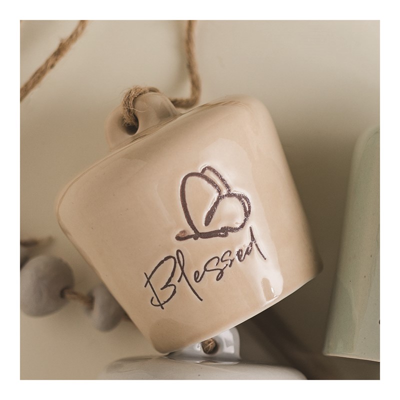 Ceramic Bell Sm Blessed IOCBBL