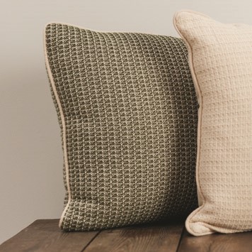 Zig Zag Green Pillow APZZG
