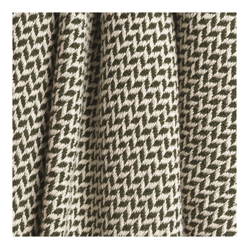 Dashing Texture Green Throw ASDTG
