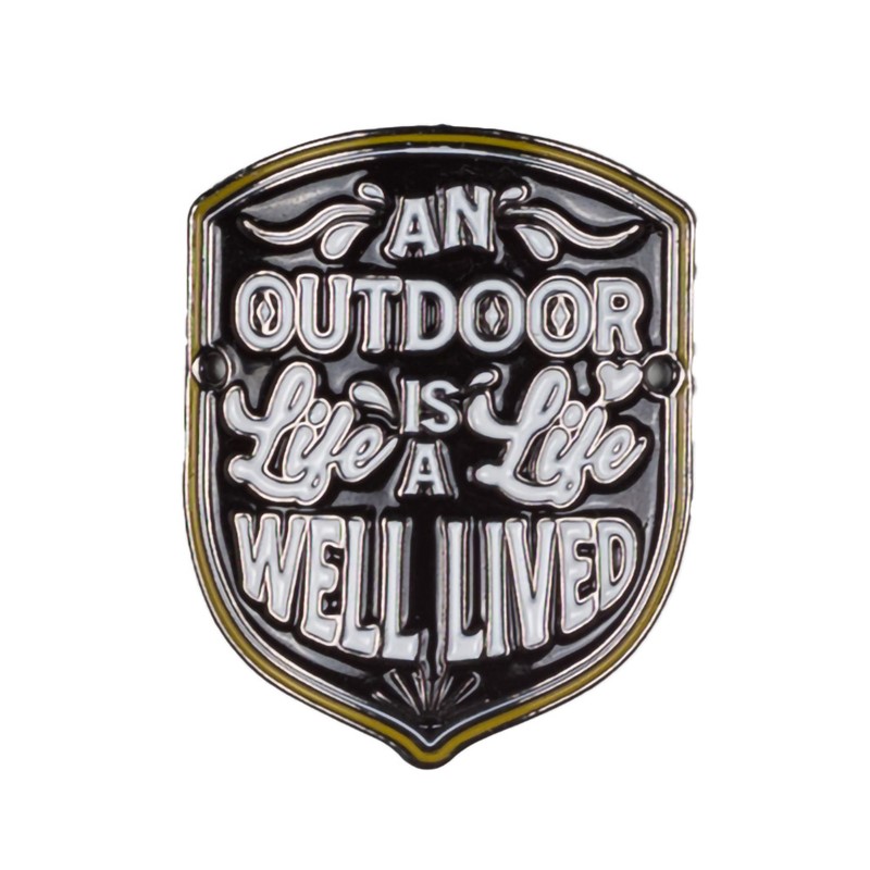 Hiking Stick Medallion - Outdoor Well Lived IMMDOL