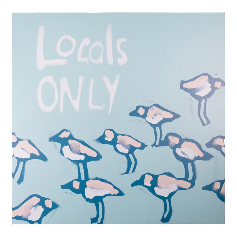 Locals Only Outdoor Canvas IOCALO