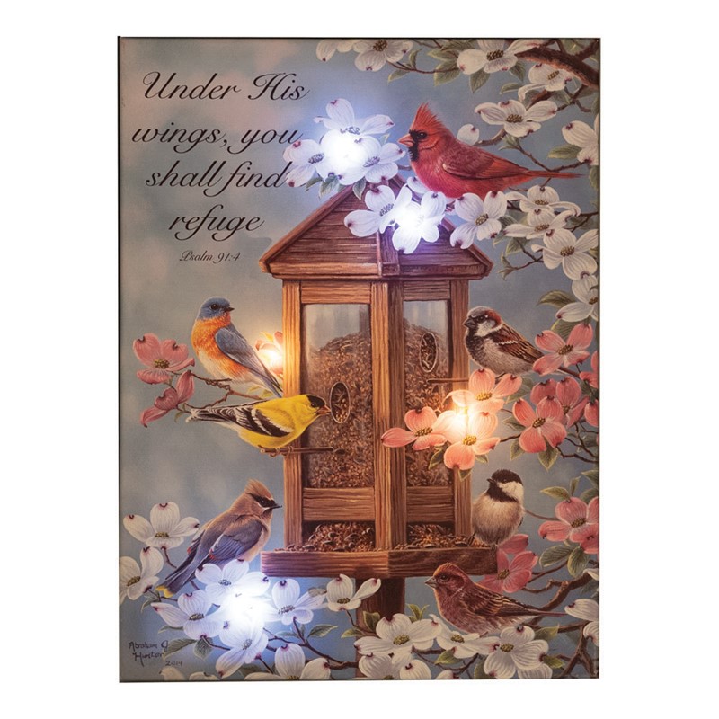 Under His Wings LED Canvas IOFCUW