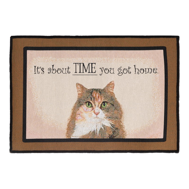 About Time You Got Home Welcome Mat 83-UDF-TRABOT