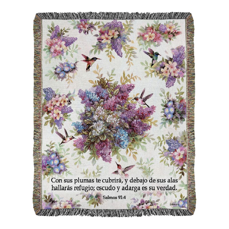 Whisper Wings Tapestry Throw - Spanish ATWHWWH