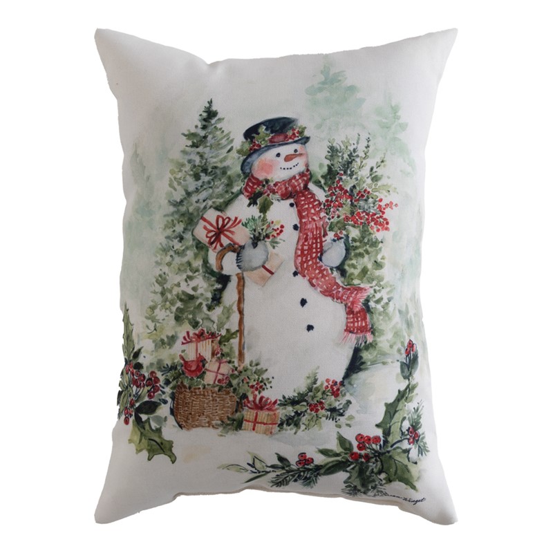 Holly And Pine - Snowman Climaweave Pillow SHHAPS