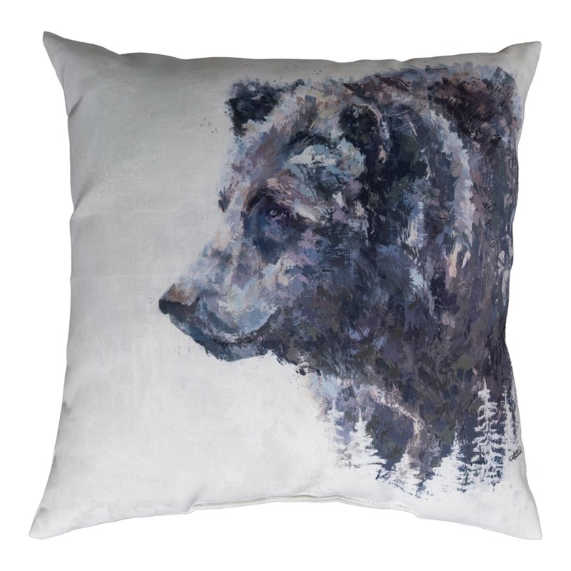 Whispers Of The Wild - Bear Climaweave Pillow SLWTWB