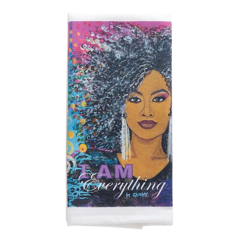 I Am Everything Terry Hand Towel STGBE