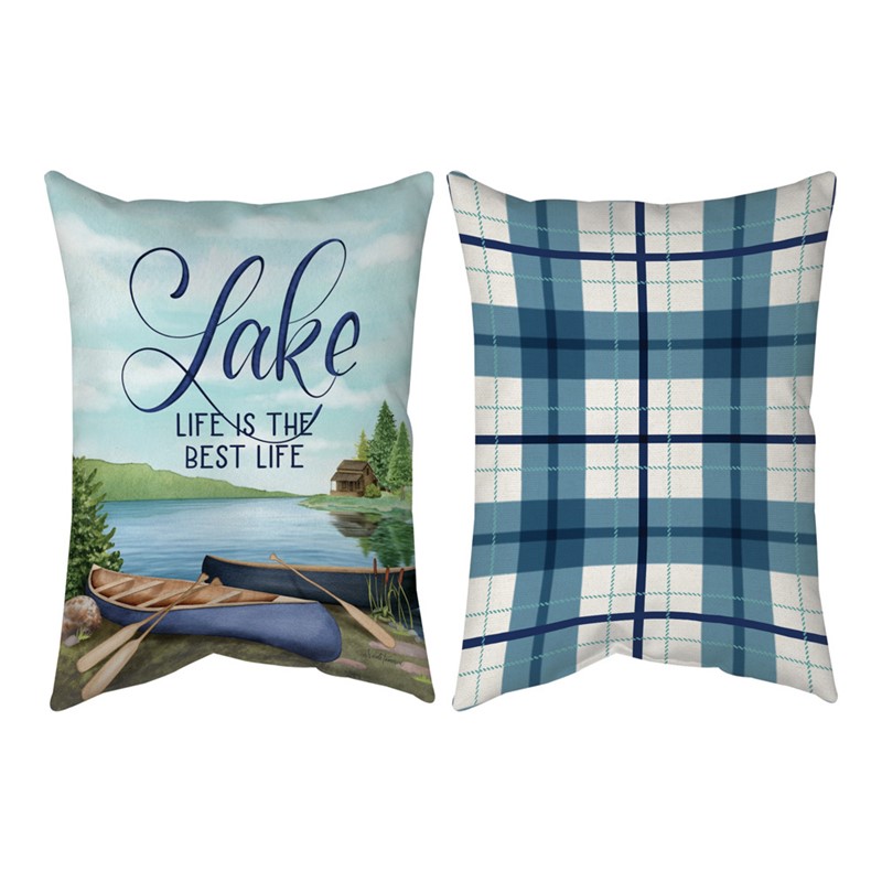 Lake Life - Lake Life Is The Best Life Climaweave Pillow SHLLB