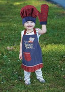 Bossy Boots Child Apron 3-Piece Set IOIZBB View 2