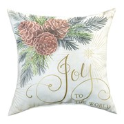 Winter Pine Peace Joy Pillow SLWPJ View 2
