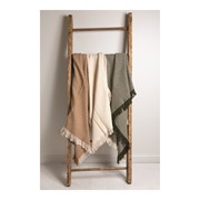 Zig Zag Green Throw ASZZG View 2