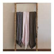 Lynx Black/Tan Rayon Throw A10XBL View 2