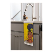 I Am Light Terry Hand Towel STGBL View 2