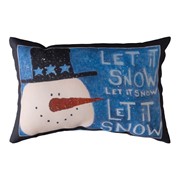 Let It Snow Climaweave Word Pillow SWLIS View 2