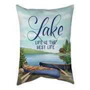 Lake Life - Lake Life Is The Best Life Climaweave Pillow SHLLB View 2