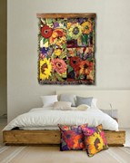 Floral Workshop Sunflowers Pillow SLFWSS View 3