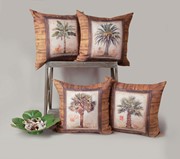 Palm Trees Brown 2 Climaweave Pillow SLPTB2 View 3