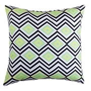 Zig Zag Sunflowers White Climaweave Pillow SLZSW View 3