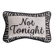Tonight Not Tonight Word Pillow TWTNT View 3