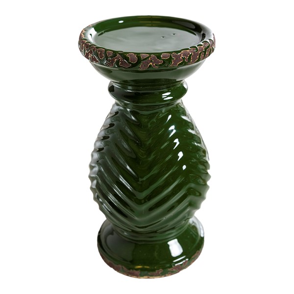Earth Candle Holder Verde Large ICCSVL