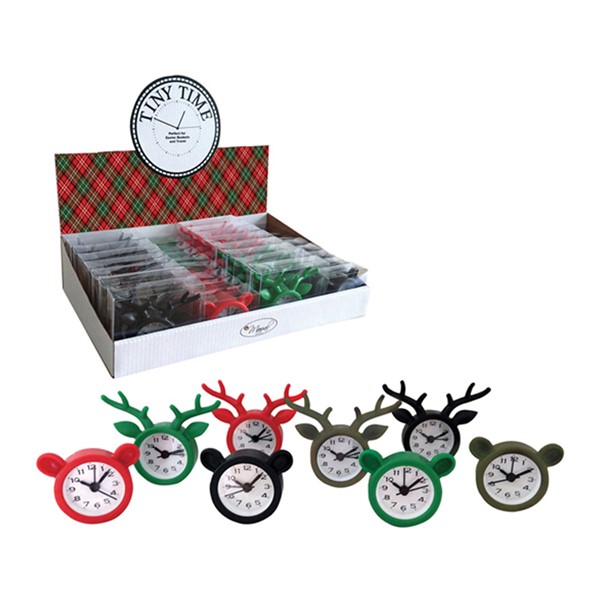 Deer/Bear Mini Clock Assortment IKCLDB