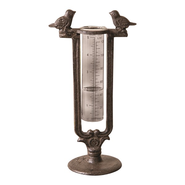 Tweet Home Metal Bird Rain Guage IMRGTH