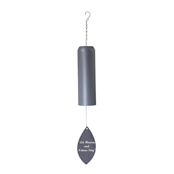 Grey Metal Tubular Let Heaven And Nature Sing IMWCHN