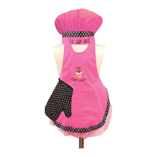 Lil' Cupcake Child Apron 3-Piece Set IOLCCH
