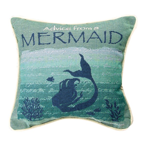 Advice From A Mermaid Pillow TPADFM