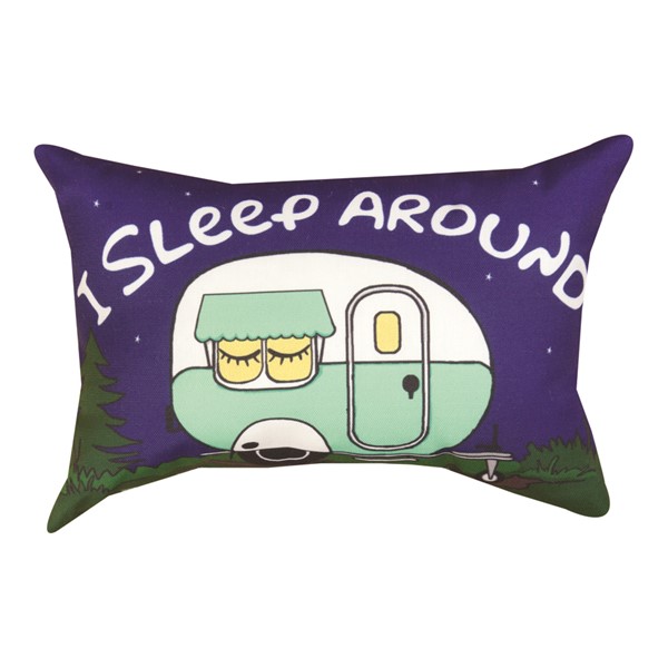 I Sleep Around… Word Pillow SWISA