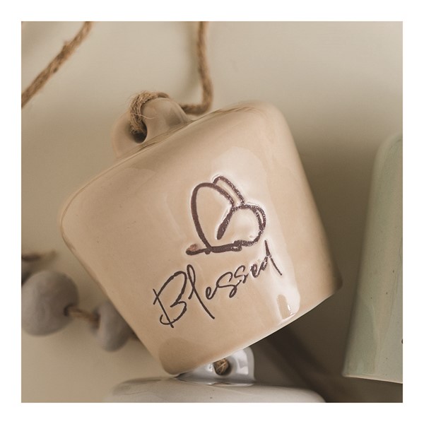 Ceramic Bell Sm Blessed IOCBBL