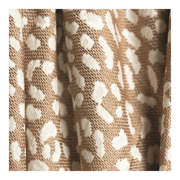 Leopard Natural/Tan Rayon Throw A10LNT