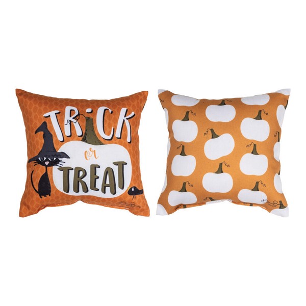 Pumpkin Spice Trick Or Treat Pillow SDPTOT