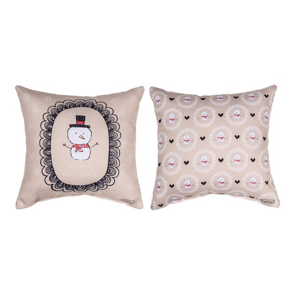 Snow Pals Merry Christmas Pillow SDSPM