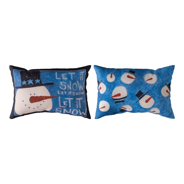 Let It Snow Climaweave Word Pillow SWLIS